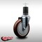 Service Caster 5'' SS Maroon Poly Wheel Swivel 1-5/8'' Expanding Stem Caster SCC-SSEX20S514-PPUB-MRN-158 - alternate 4